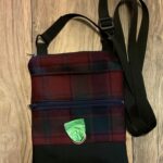 Red and Green Tartan Dog Walking Bag